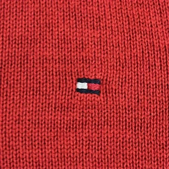 Tommy Hilfiger Red Boys Sweater - Picture 6 of 8